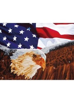 Diamond Dotz Bald Eagle & Flag - Facet Art Kit