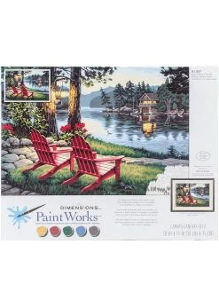 Dimensions Adirondack - 14x20 - Paint By Number