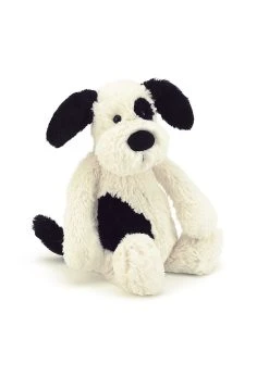JELLYCAT Bashful Black & Cream Puppy - Small