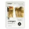 Kingart Mixed Media Brush Set - 25 Piece Set