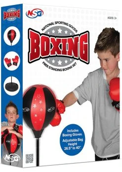 National Sporting Goods Free Standing Boxing Set