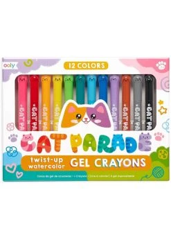 Ooly Cat Parade Gel Crayons - 12pk