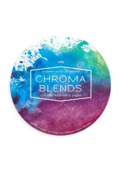 Ooly Chroma Blends Circular Watercolor Paper