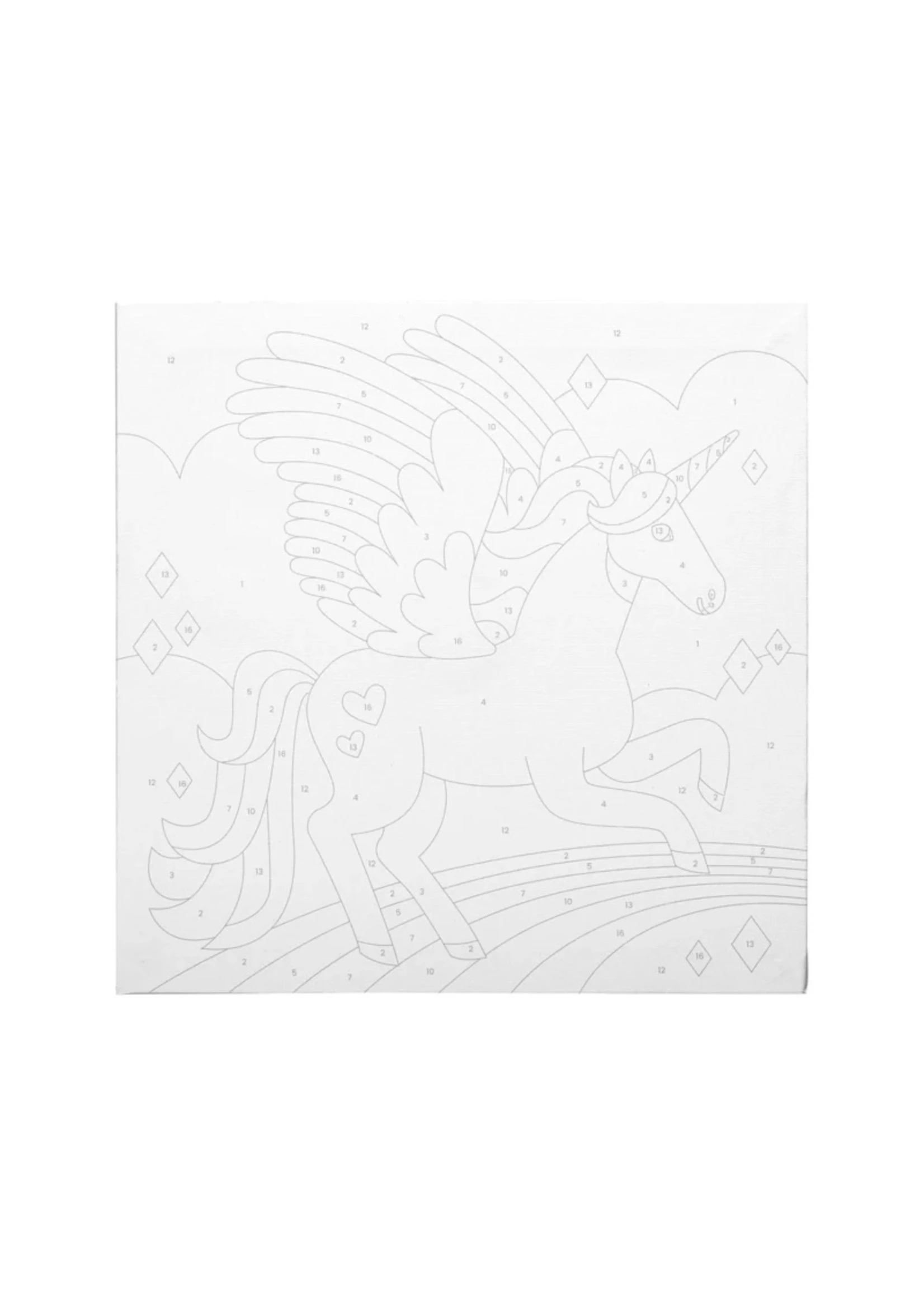 Ooly Colorific Canvas Paint By Number - Magic Unicorn - Image 2