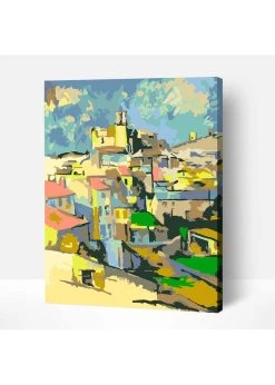 Wise Elk Artwille - Masterpieces (Hillside Village) DIY Paint By Numbers