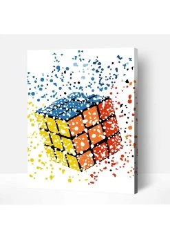 Wise Elk Artwille - Rubik's Cube DIY Paint By Numbers
